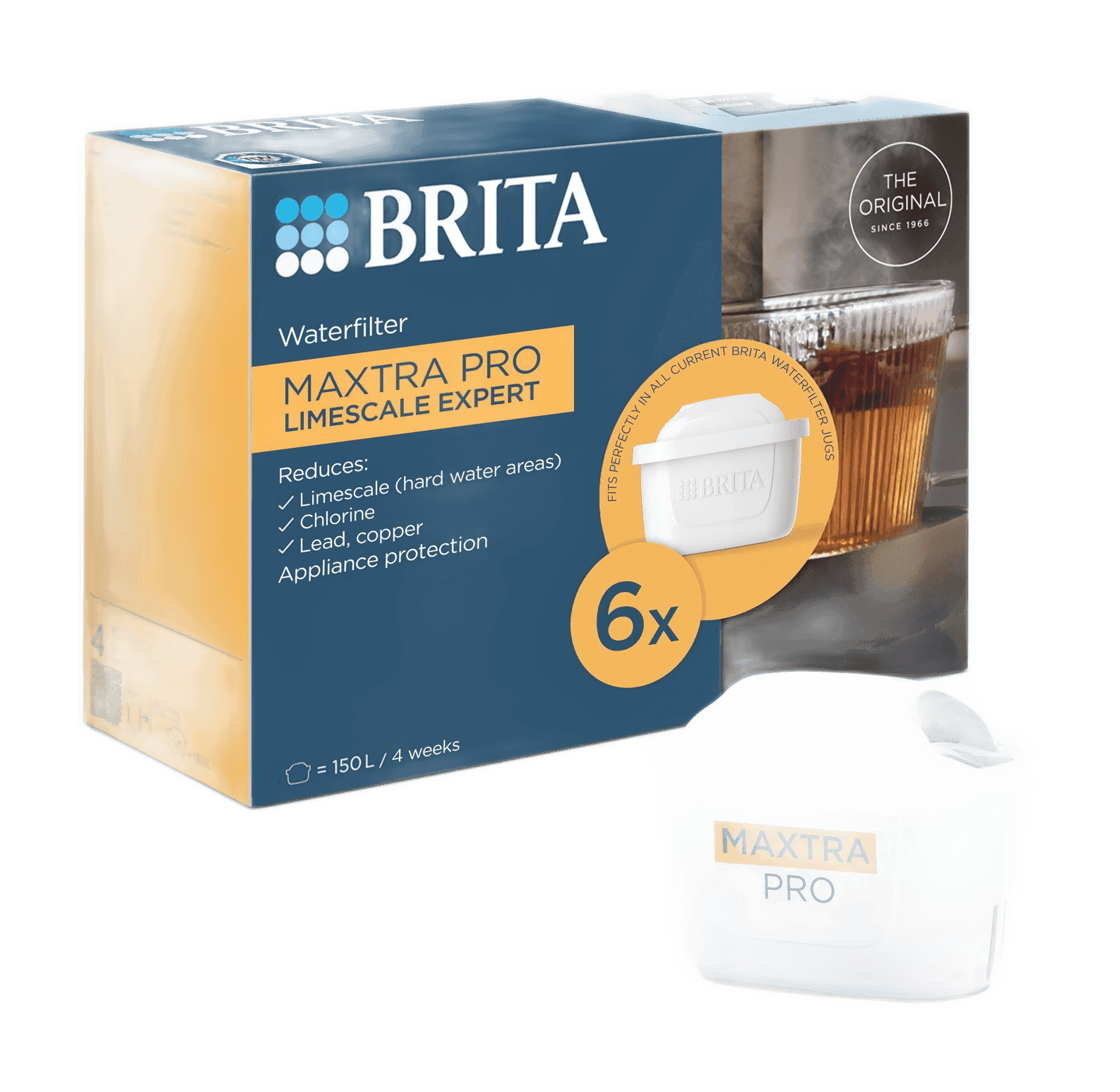 BRITA MAXTRA PRO Limescale Expert Water Filter Cartridge 6 Pack