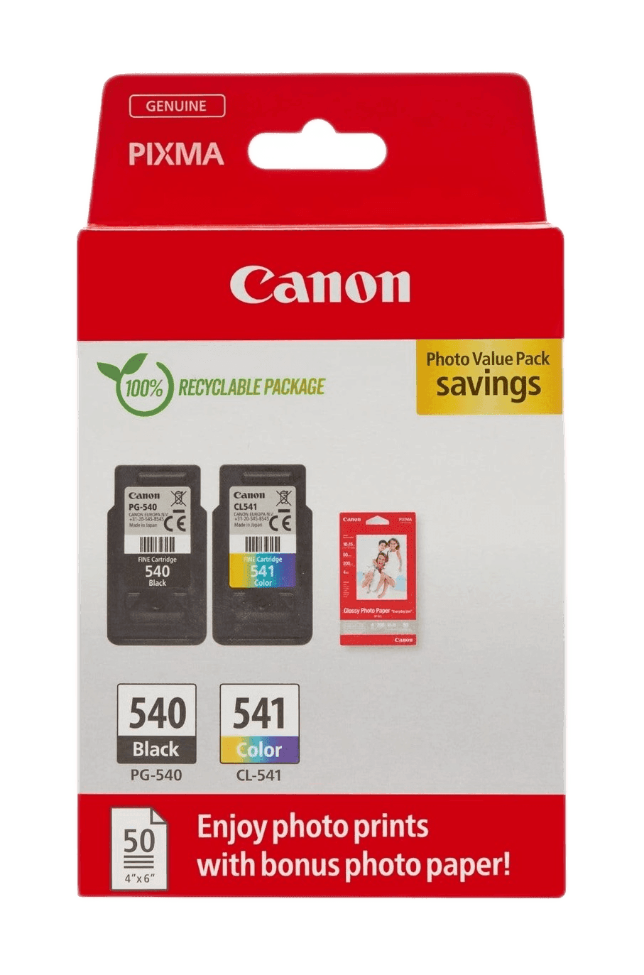 Canon PG-540/CL-541 Original Ink Cartridge Pack of 2