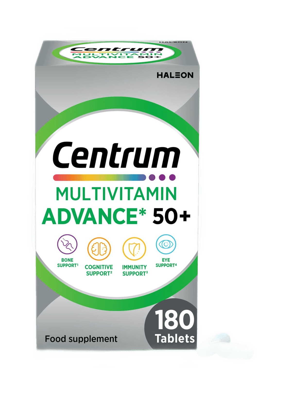 Centrum Advance 50+ Multivitamins & Minerals, 180 Tablets