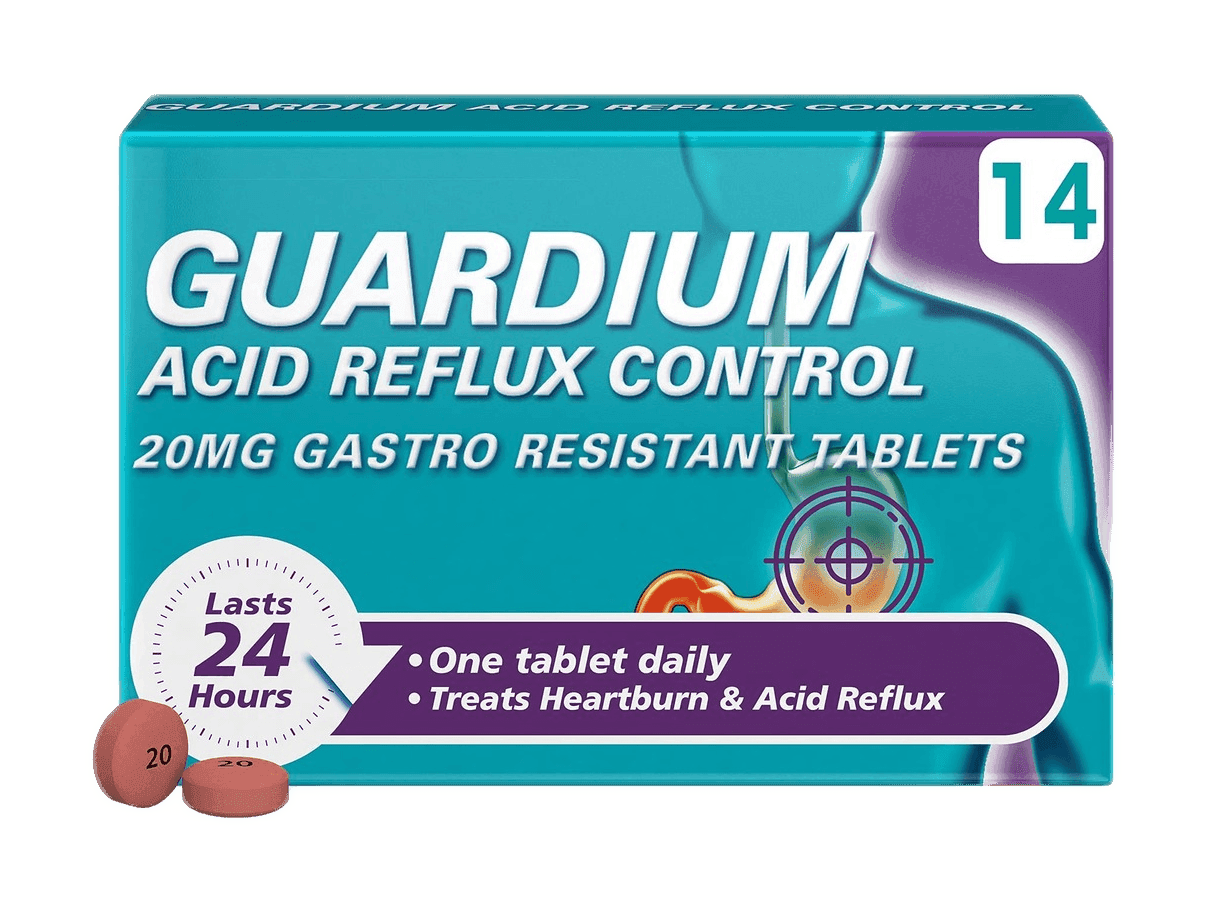 Guardium Acid Reflux Control Gastro-Resistant Tablets 14 Pack