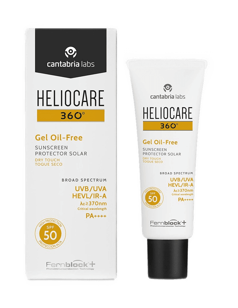 Heliocare 360° Oil-Free Gel Sunscreen Protector Original SPF50 50 ml