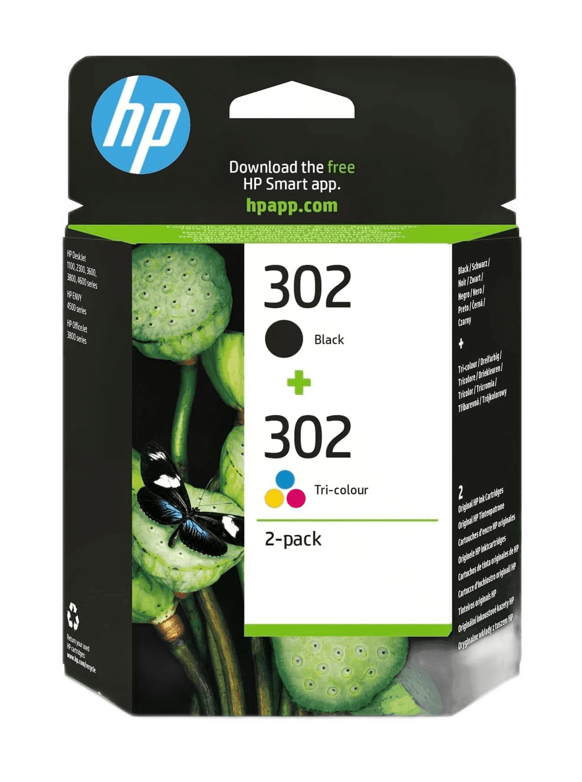 HP 304 Original Ink Cartridge 3JB05AE Black, Cyan, Magenta, Yellow Pack of 2 Duopack