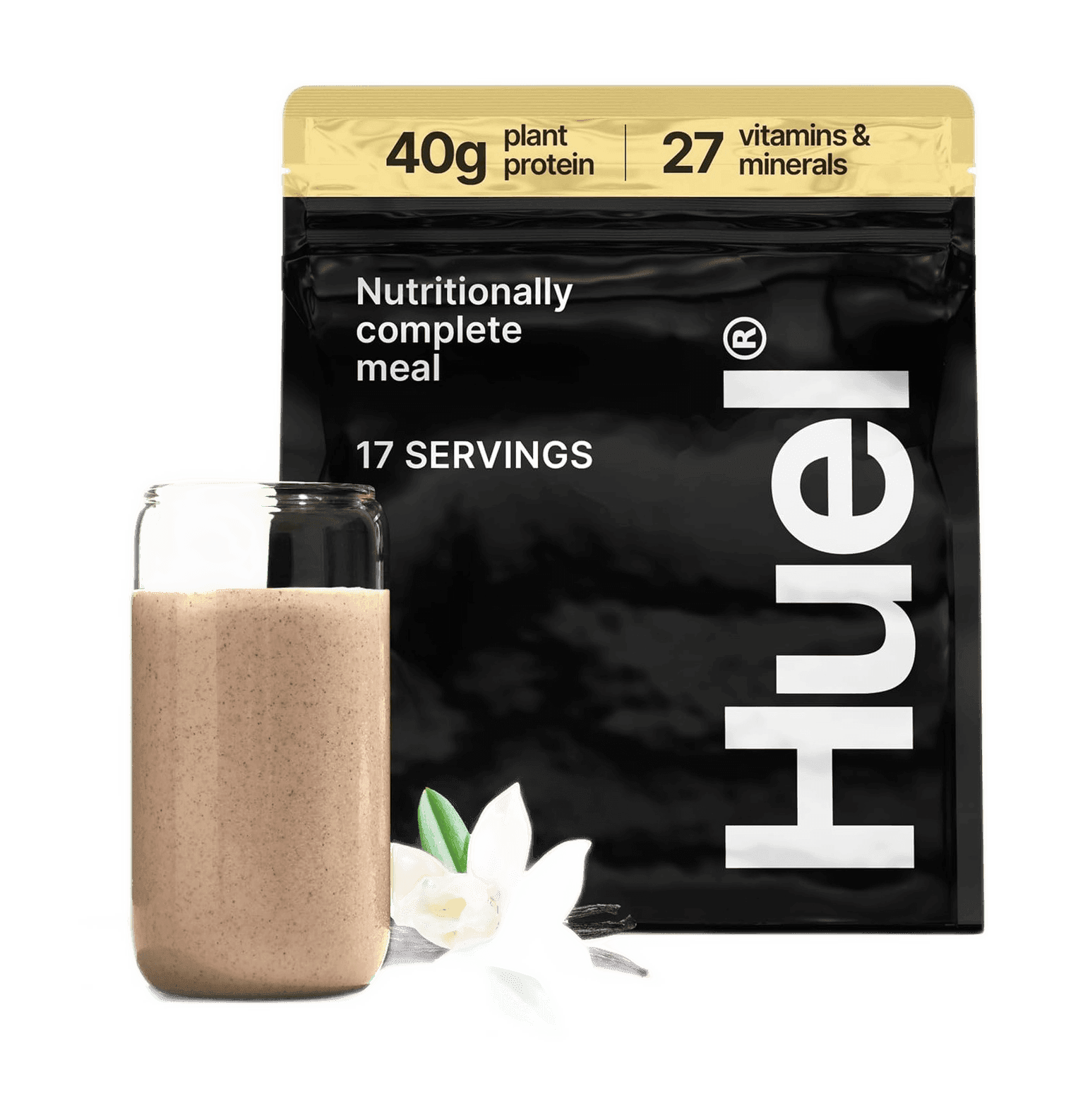 Huel Black Edition Nutritionally Complete 100% Protein Powder, Vanilla