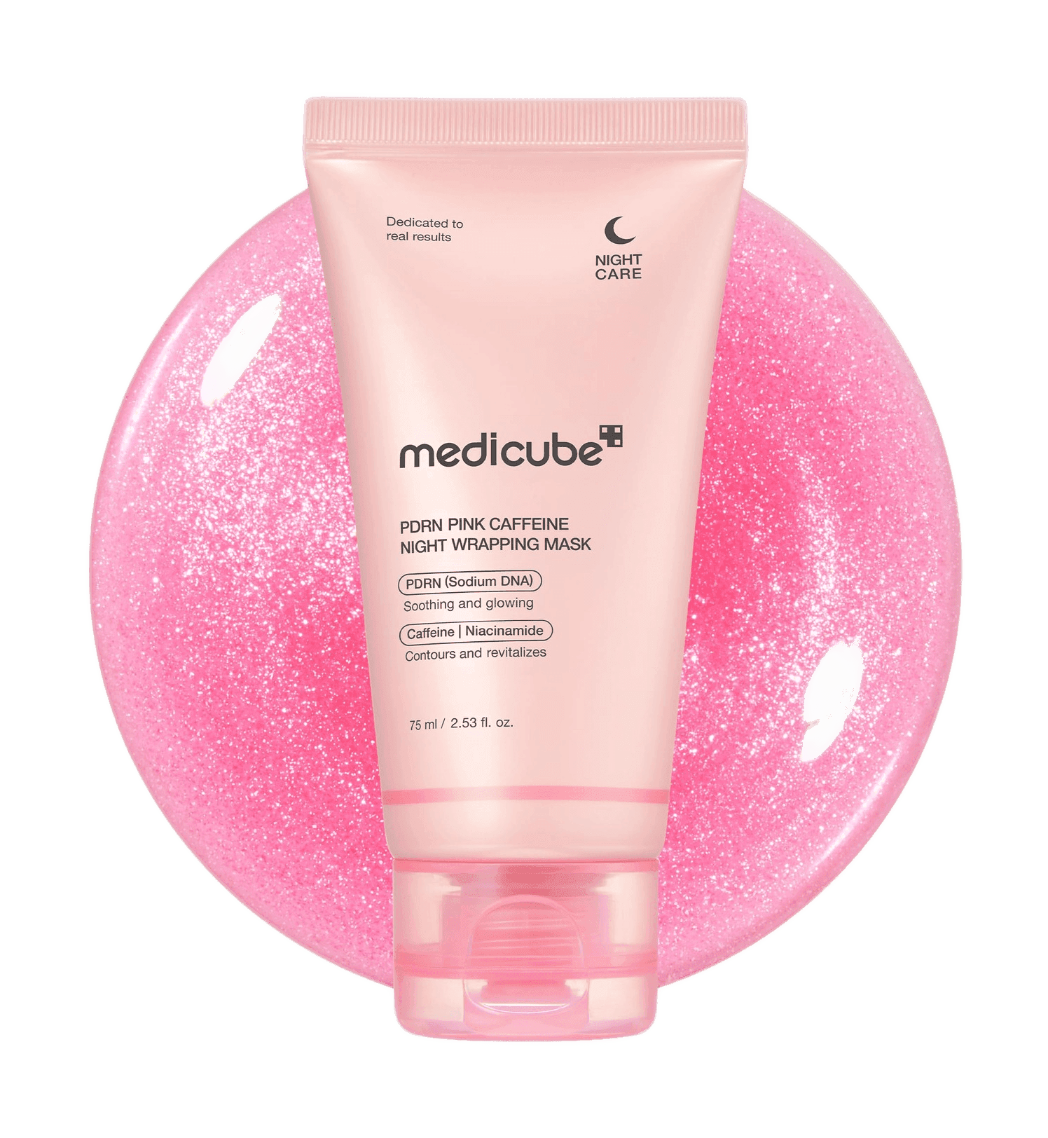 medicube PDRN Pink Caffeine Night Wrapping Mask 75 ml