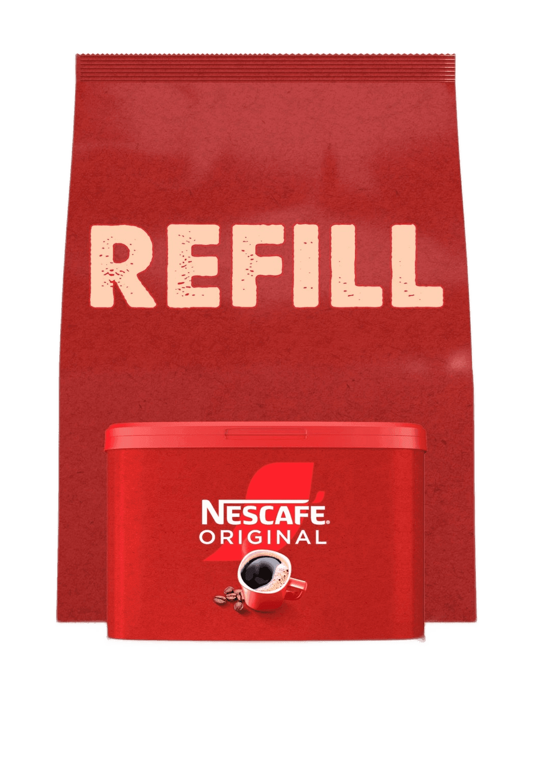 NESCAFÉ Original Medium Roast Instant Coffee Refill Pouch 600g