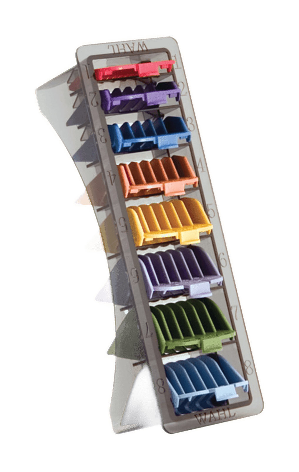 Wahl Shaving Factory Colour-Coded Clipper Cutting Guides, Pack of 8