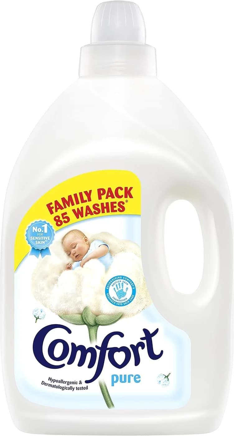 Comfort Pure Fabric Conditioner Family Pack 85 Washes, 3L