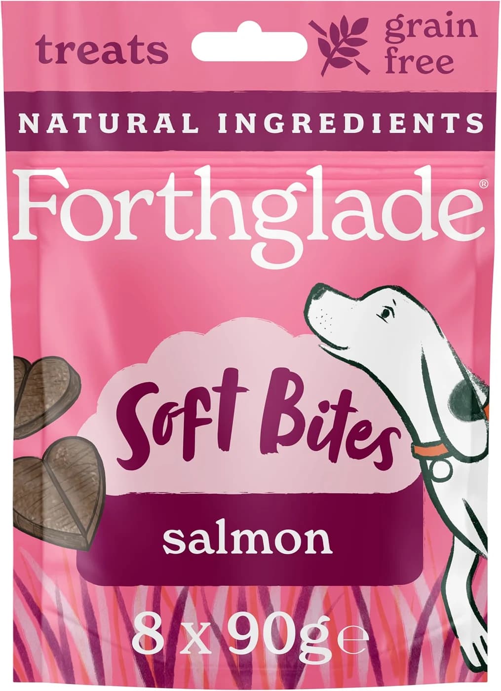 Forthglade Natural Soft Bite Dog Treats - Salmon