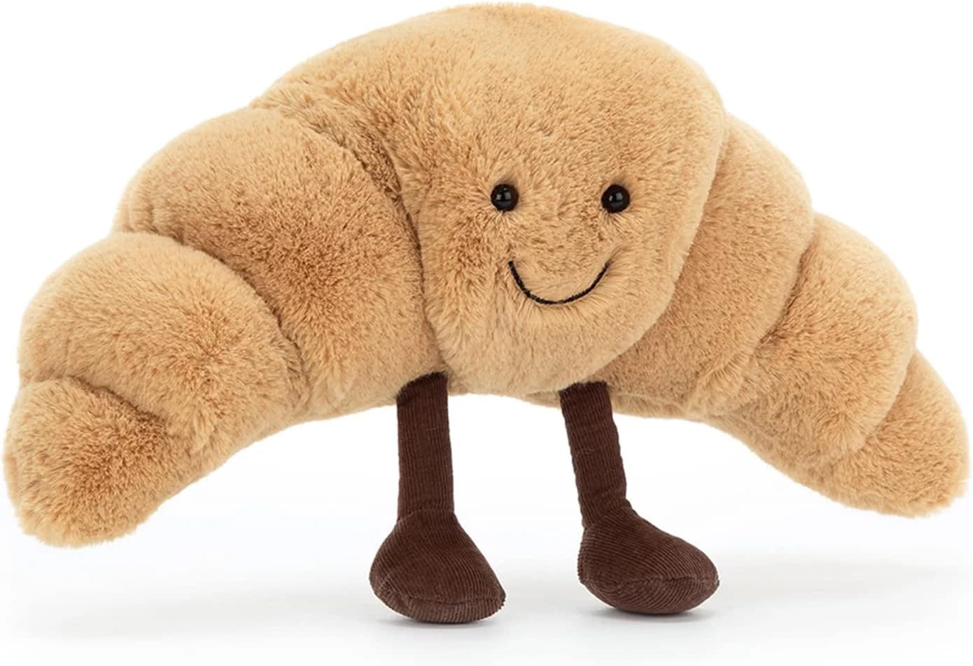 Jellycat Amuseables Croissant Stuffed Toy, Small 8.5 inches