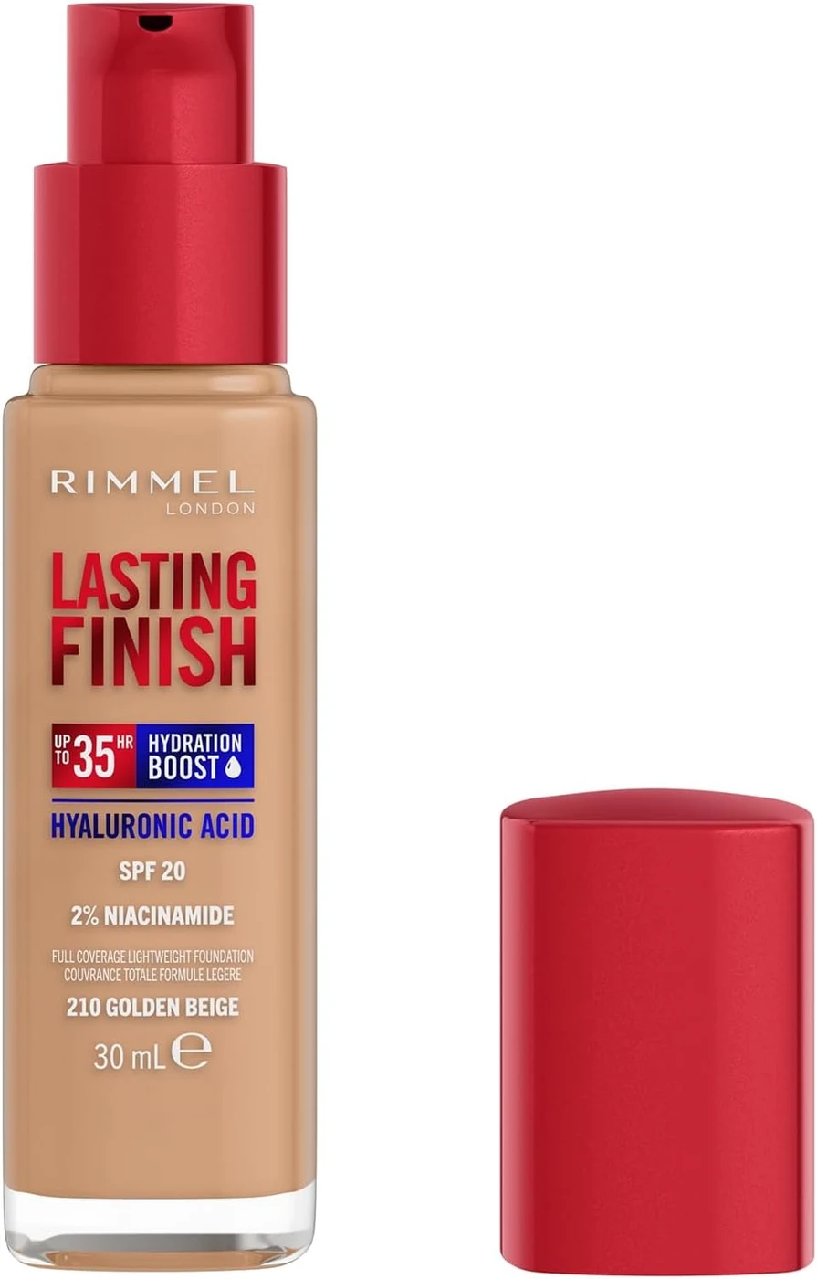 Rimmel London Lasting Finish 35Hr Foundation 30 ml - 210 Golden Beige